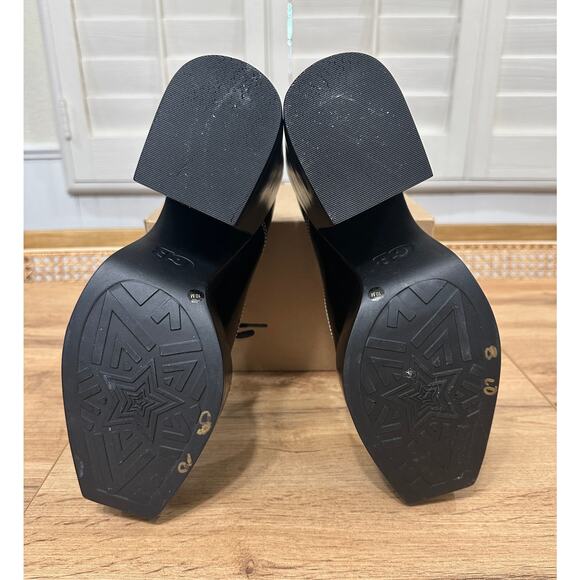 Gianni Bini GB City Girl Oxford Platform Patent Lace Up Pumps Black Size 10 NWOB - Picture 10 of 13